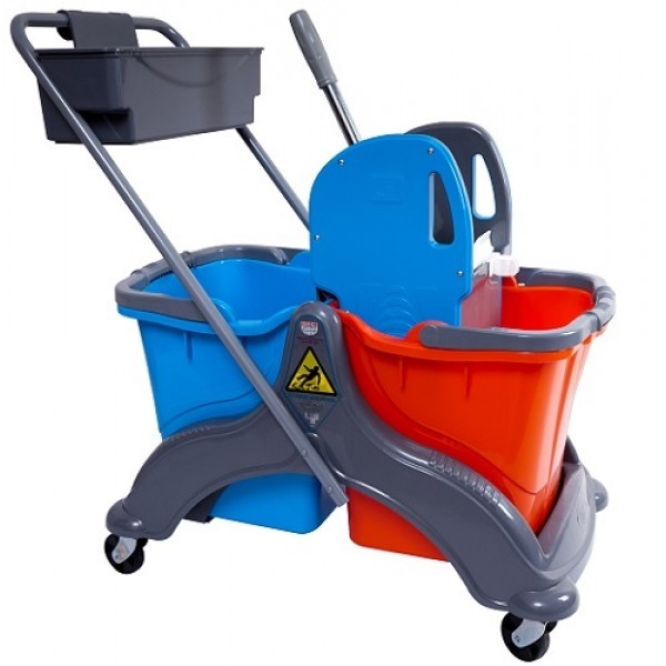 Sistem cu 2 galeti de 25L si suport pentru ustensile